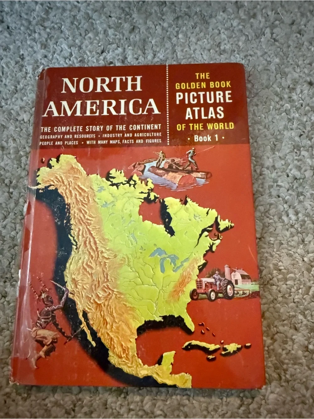 North America - The Golden Book Picture Atlas (Red Cover)